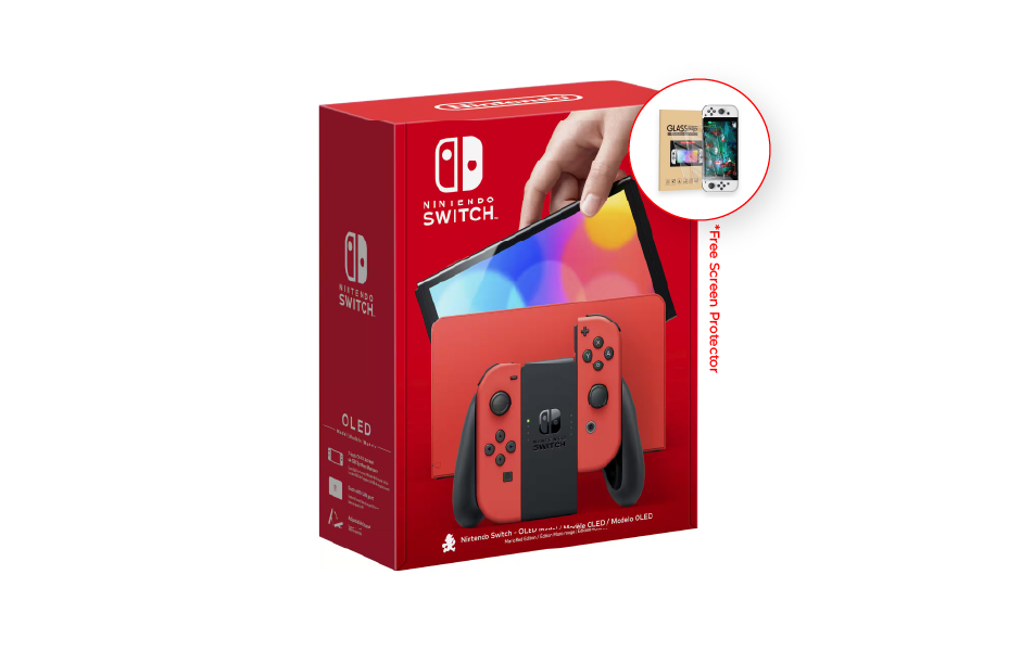Vortex Game Store - Nintendo Switch OLED Model - Mario Red Edition